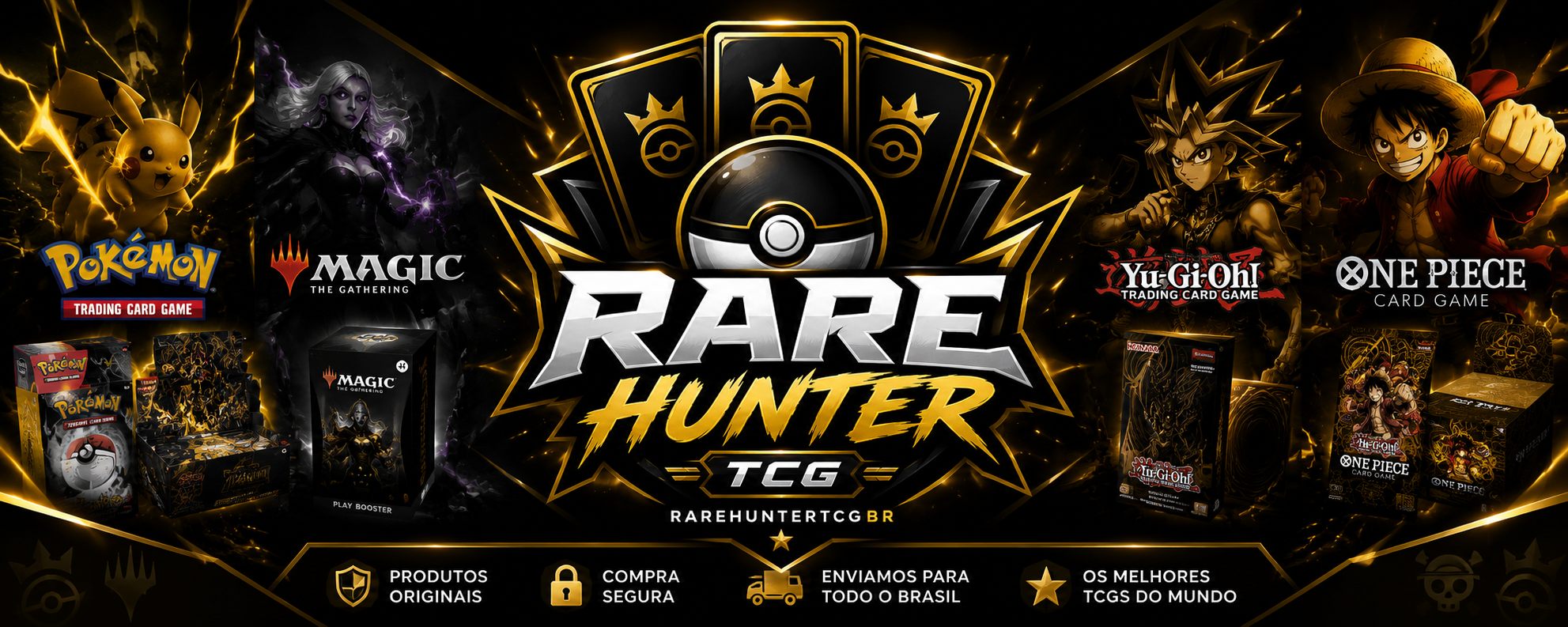 Preview do projeto Rare Hunter TCG BR