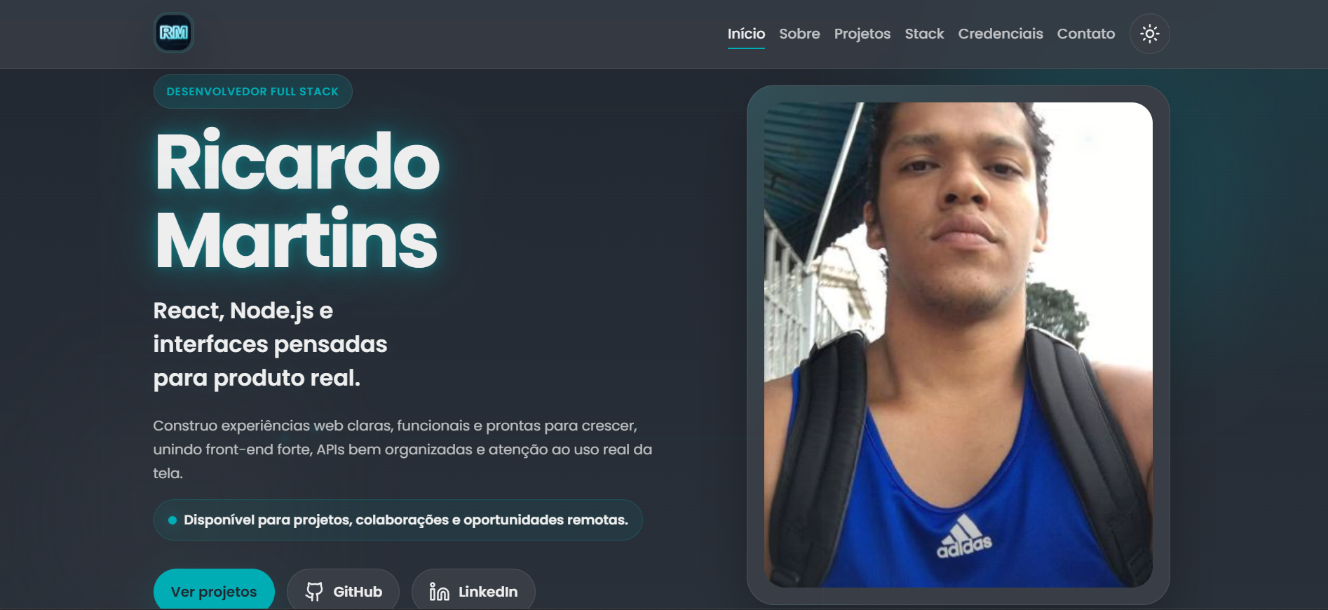 Ricardo Martins | Desenvolvedor Full Stack